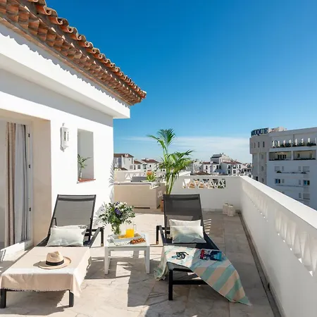Apartmán Wonderful Penthouse 3 Bedrooms In Puerto Banus -marbella *